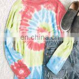 LAITE T2027 Autumn Women Tie Dyed Sweatshirts Ladies' Printed Tops Plus Size Women Clothing thumbnail-5