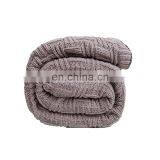 2020 Premium Quality Moderate Price Solid Color Two Layers Thickened Warm Knitted Rebecca Solid Color Living Room Blanket thumbnail-2
