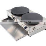 Electric Double Head Crepe Pancake Baking Machine Crepe Making Machine Crepe Maker With Ce thumbnail-2