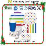 Ningbo PartyKing 8 Guests Plastic Free Paper Plate Cup Napkin Set Disposable Party Tableware Kit Dinosaur Theme Design For Birthday Party Baby Shower Table Docorations.