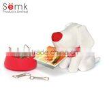 Hot Sale Plastic Customized Shape Cute Dog Magnetic Paper Clip Holder thumbnail-2