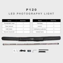 LUXCEO LED Video Light Wand, 120cm RGB Tube, IP68 Waterproof With App Control, Built-in Battery, 1350LM Studio Lighting thumbnail-4