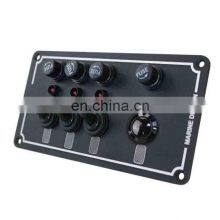 Modified Universal Pull Rocker Switch Panel With Light 12-24V With Fuse for Car RV Yacht and Ship thumbnail-3