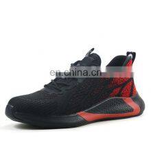Breathable Light Weight Comfort Flying Woven Zapatos de Seguridad de Trabajo Sneaker Shoe Safety thumbnail-3