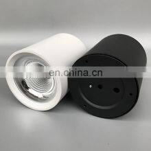 Outdoor Cylinder Black Aluminium Ceiling Surface Led Mounted Downlight Housing thumbnail-3