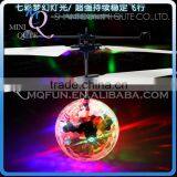 Mini Qute RC Remote Control Flying Helicopter Kawaii Flash Led Ball Cartoon Model Plastic Doll Kids Electronic Toys NO.XH608-7