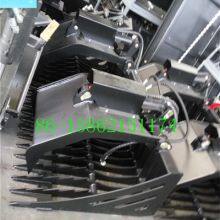 China Skeleton Rock Bucket with Grapple Fork for Skid Steer Loader