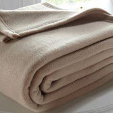 Woven Woolen Polyester Fire-resistant Hospital Blanket thumbnail-1