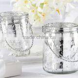 Copper Effect Glass Cloche Candle /hurricane Lanterns/ Copper Candle Jars thumbnail-2