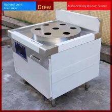 Deru Commercial Electromagnetic Double-head Seven-star Steamer for Buns and Mantou, Gas Steamer for Dim Sum in Tea Houses thumbnail-1