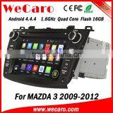 Wecaro in Dash Touch Screen Android 4.4.4 Car Radio Gps Dvd Player for Mazda 3 Factory Gps Navigation System 2009 2010 2011 2012 thumbnail-6