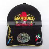 Custom Blank Snapback Cap With Leather Brim thumbnail-3