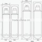 Best Selling China Square Crystal Cosmetic Bottle With Pump thumbnail-6