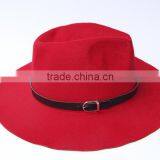 Hot Selling Star Same Style Retro British Ribbon Fixed Women Wool Felt Hat thumbnail-4