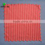 White and Red Bands Jacquard Table Cloth