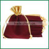 Small Quantity Accept Cheap Custom Velvet/cotton Drawstring Pouch Bag,stock Women's Lady Jewelry Bag Wholesale thumbnail-3