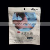 Custome Packaging Silk Stockings Storage Bag with Zip Lock