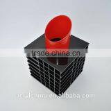 Customized Rotating Black Acrylic Lipstick Holder, Many Slots Acrylic Spinning Lipstick Tower thumbnail-2
