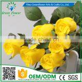2016 Wholesale PU Latex Artificial Flowers Rose Real Touch Bouquet Weddings Bridal Decorations thumbnail-4