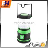 3x1W LED Camping hand Lantern with rechargeable battery and carabiner