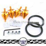 Aluminum Silver Quick Release Fasteners For Car Bumpers , Auto Spares Parts Snaps Fasteners thumbnail-4