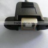 Quality/oblate/high Mini5p Male to USB BF With Panel Cable