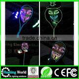 China Factory OEM High Quality China Wholesale Washable Luminous Flashing Ghost Rider Party Mask