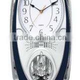 Contemporary Home Melody Music Clock, Perfect Pendulum Wall Clock thumbnail-1