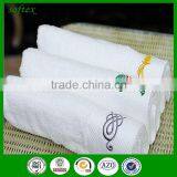 GaoYang Towel Factory100% Cotton Dobbby White Hotel Towel Embroidery Logo Hotel Gift Face Towel thumbnail-1