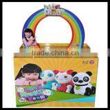 2015 Store Child Toy Paper Floor Pallet Display, Dog Toy Pallet Display, Children's Toys Retail Pallet Display