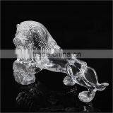Crystal Lion Model Classics Top Grade Crystal Running Lion thumbnail-1