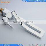 Beelee QH0722C Chrome Finish Single Handle Single Hole Bathroom Waterfall Basin Mixer Vessel Faucet Tap thumbnail-5