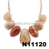 Make Punk Geometrical Big Stone Necklace thumbnail-2