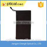 Dark Brown Custom Sunglass Pouches,custom Silk Screen Printed Microfiber Glass Cleaning Pouch