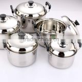 201# Stainless Steel 10 Pcs Cooking Pot