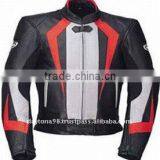 DL-1201 Leather Motorbike Racing Jacket thumbnail-1