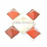 Wholesale Of Chakra Energy Generator : Red Jasper Crystal 4 Pyramid Energy Generator Tool