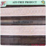 Summer New Black Hollow Out Small Grid With a Clover Lace Embroidery Fabric