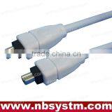 6 to 6 PIN IEEE 1394 FIREWIRE ILINK CABLE 6FT PC MAC DV