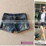 Lady Jean Sexy Tight Shorts Women Tight Jeans Short Sexy Elastic Waist Jean Shorts Women High Waist Denim Jean Shorts,jeans Oem