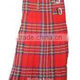 MENS SCOTTISH TARTAN DELUXE 8-YARD KILT TRI-1850 thumbnail-2