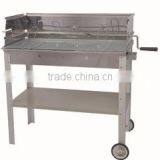 BBQ STAINLESS STEEL CHARCOAL GRILL MADE FOR HOME USE thumbnail-1