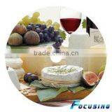 Dia30cm pp Paper Tempered Glass Lazy Susan