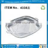 Square Aluminium Foil Fast Food Container Lid