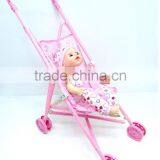 Plastic Doll Stroller Cheap Boy Lifelike Baby Doll Toy thumbnail-1