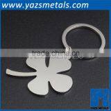 Soft Enamel Metal Four Leaf Clover Keychain thumbnail-2