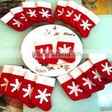 2016 Hot Sale Mini Christmas Stockings Christmas Decoration Supplies Decorations Festival Party Ornament thumbnail-2