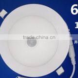 AC85-265V 6 Inch Pir Human Body 12W Led Sensor Panel Light