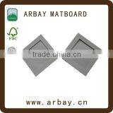 Wholesale 45 Degree Beveled Cut White Frame Mat Matt Matted for Photo Frame Deco thumbnail-1