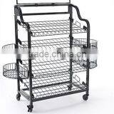 BAKERY MERCHANDISER DISPLAY CART/ TROLLEY FOR FOOD WITH SIDE SHELVES thumbnail-2